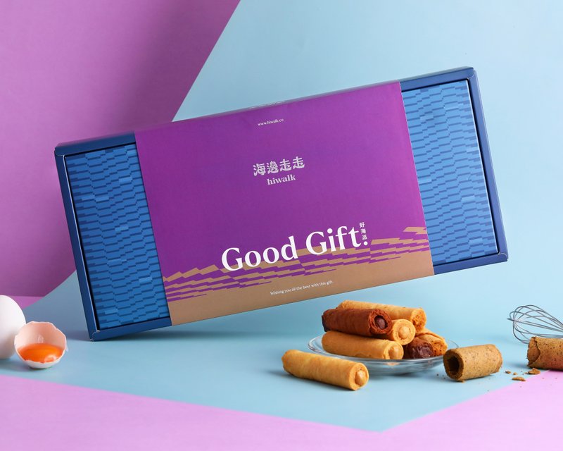 Zi Hai Pai Integrated Egg Roll Gift Box (Upgraded Version) - คุกกี้ - อาหารสด 