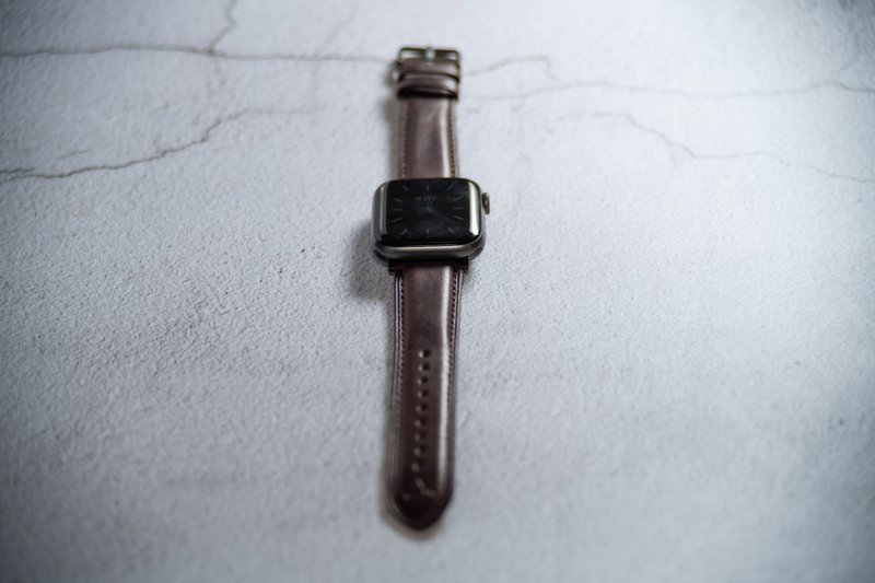 ARMOR Apple Watch 全真皮錶帶_波本啡 - 錶帶 - 真皮 