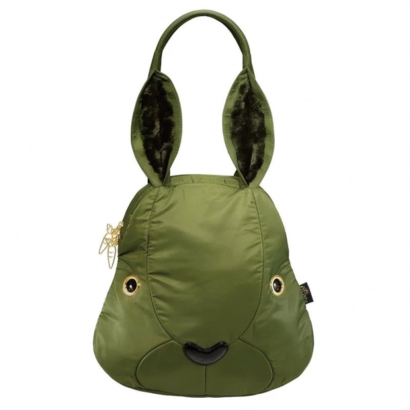Morn Creations 正版兔子側背包(L)綠 (RA-703-GN) - 側背包/斜背包 - 其他材質 綠色