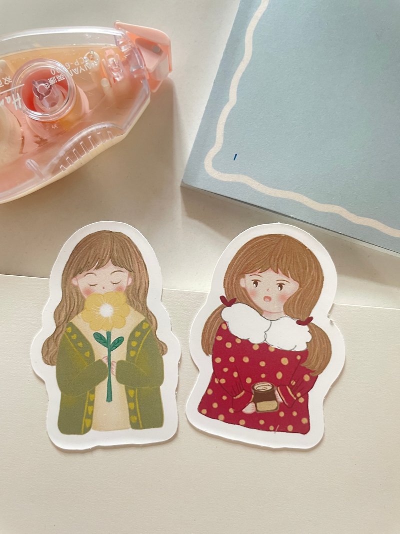 Planner girl sticker decoration - 貼紙 - 紙 