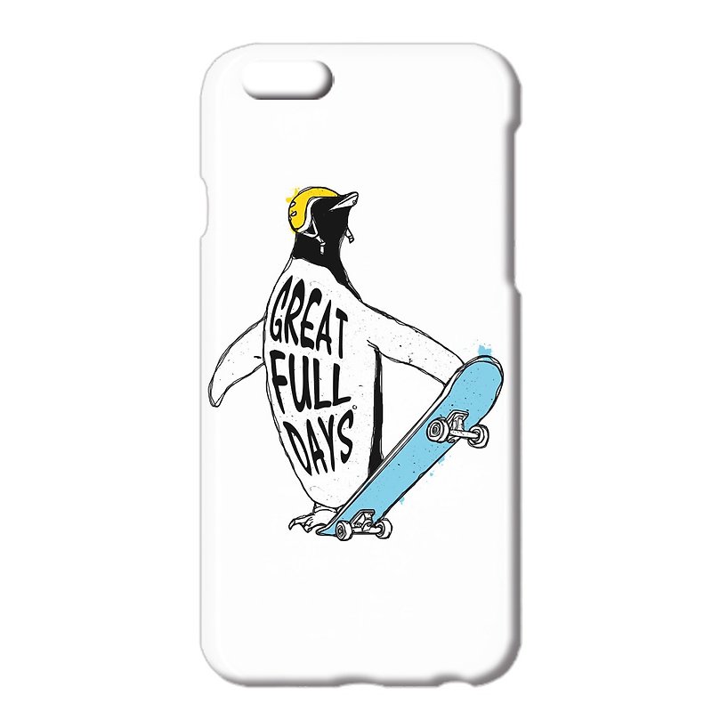 iPhone Case / SK8 Penguin - Phone Cases - Plastic White