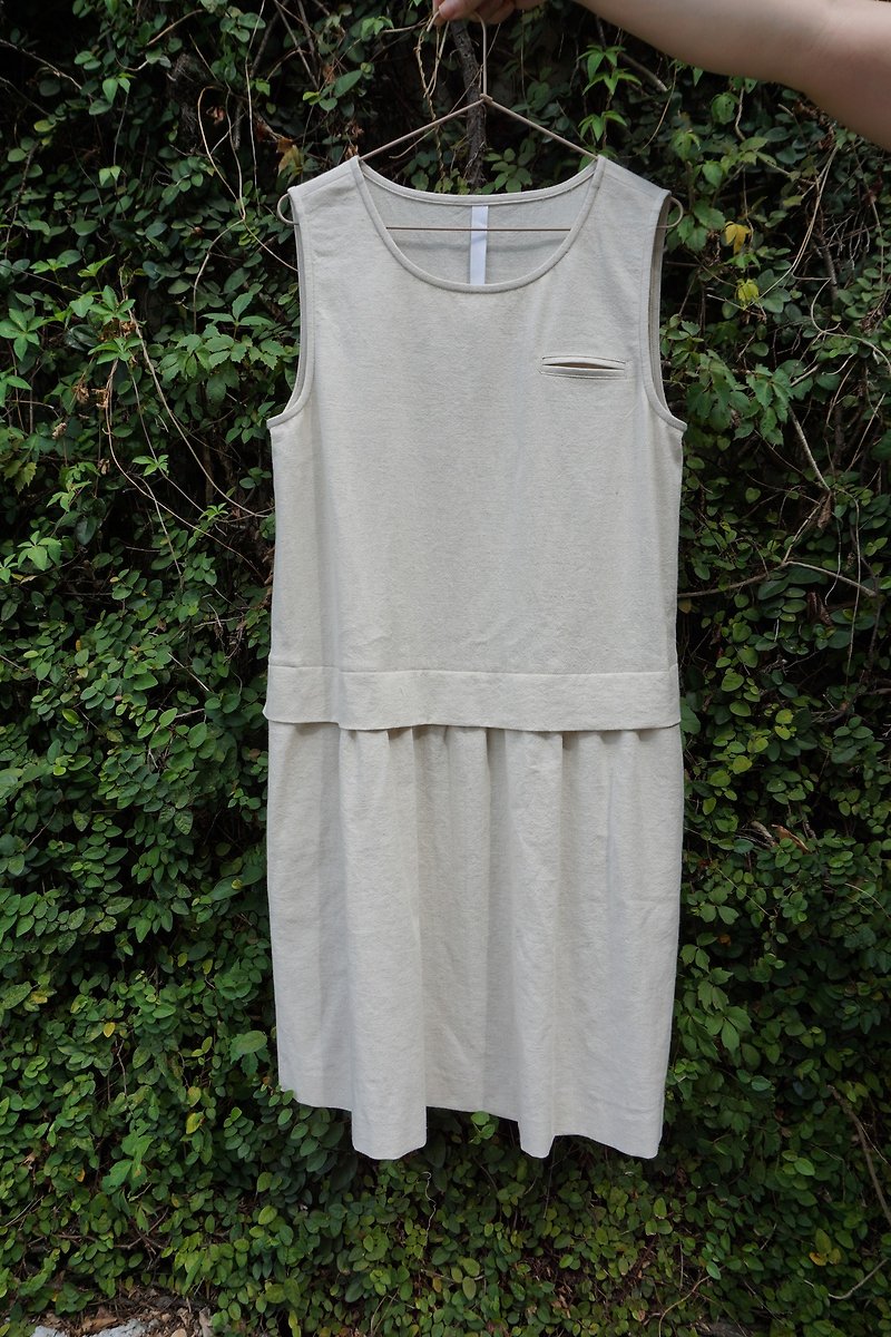 i'm hand made of cotton and linen - One Piece Dresses - Cotton & Hemp 