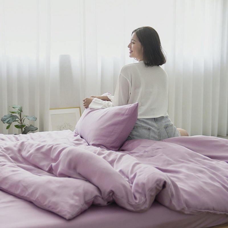 60支100%天絲TM素色床包 被套 兩用被 石墨烯涼被/台灣製/6ST06 - 寢具/床包 - 其他材質 多色