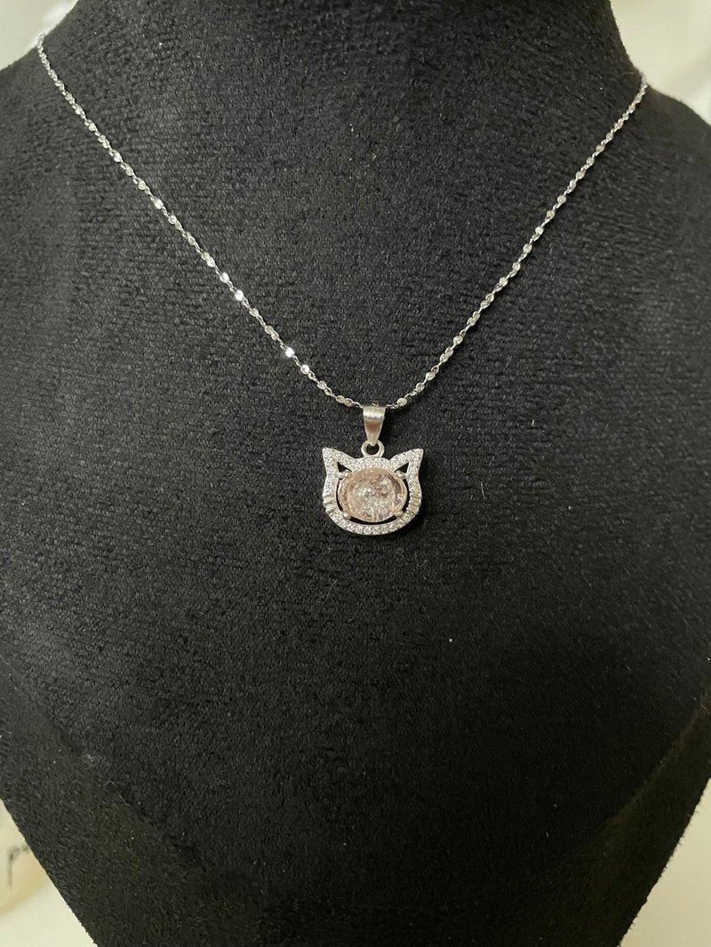 Kitty Ash Glaze necklace - สร้อยคอ - แก้ว 