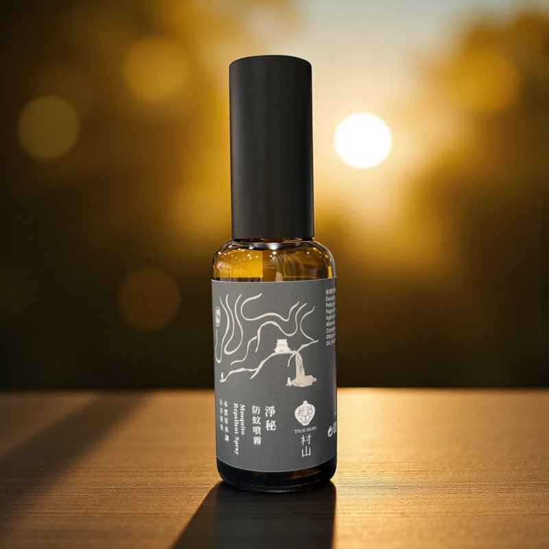 淨秘 防蚊噴霧 / 天然精油 × 木質草本 × 清爽不黏膩 - 香氛/精油/擴香 - 精油 咖啡色