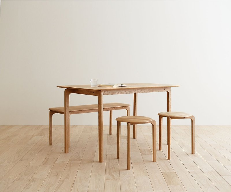 LISCIO | Dining Table 126×70cm (Dining table) - โต๊ะอาหาร - ไม้ 