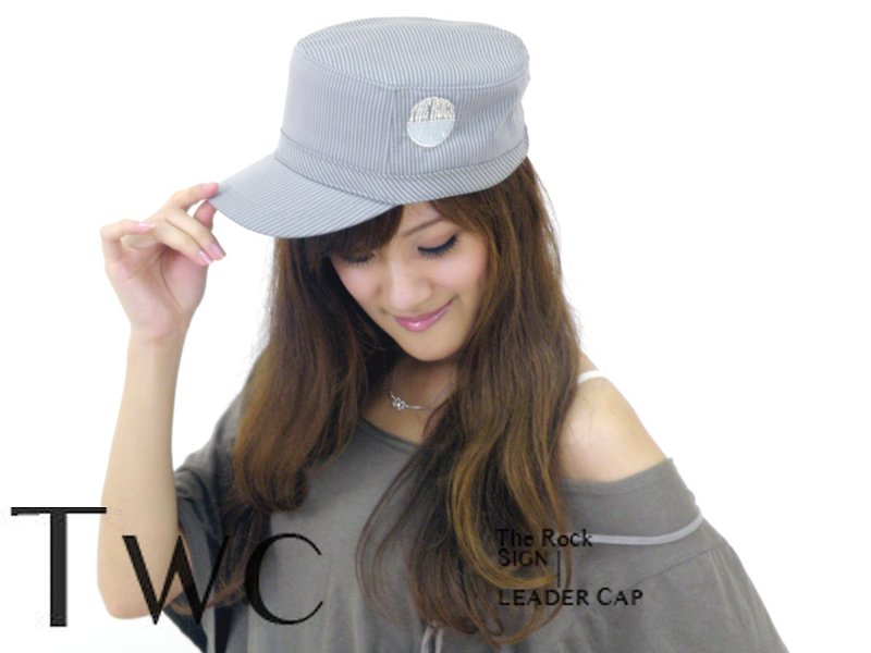 TWC@ Patent Personalized Trend Military Cap [JY Pinstripe Leisure] - Hats & Caps - Polyester 