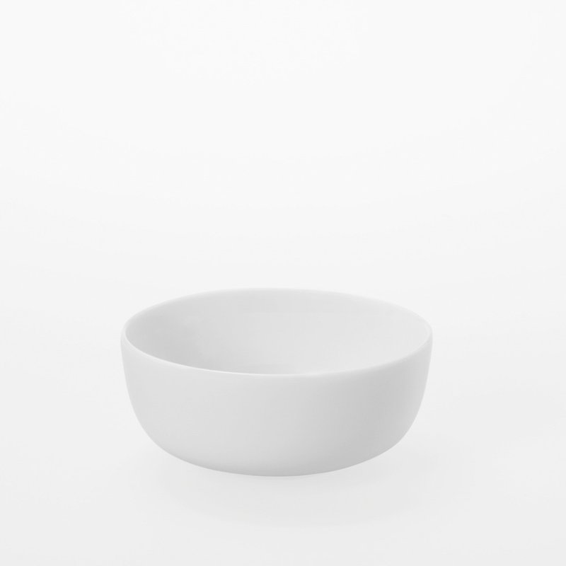 TG Round Porcelain Bowl 310ml - ถ้วยชาม - เครื่องลายคราม ขาว