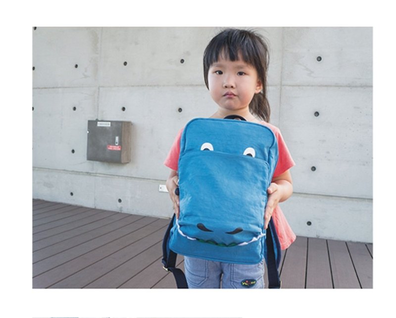 CORRE【JJ026】Lightweight Dinosaur Backpack - กระเป๋าสะพาย - ไนลอน สีแดง
