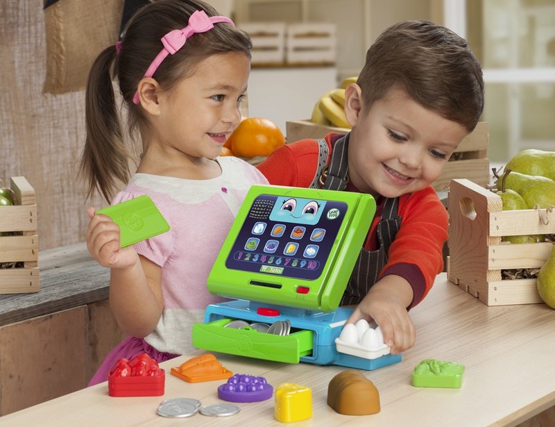 Fast arrival - only shipped to Taiwan [LeapFrog] interactive learning cash register - Kids' Toys - Other Materials Green