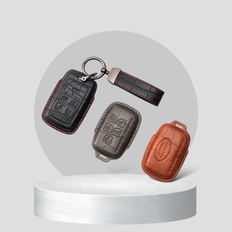 [Ready stock version] Land Rover Defender 110 Evoque crocodile key bag - Keychains - Genuine Leather 