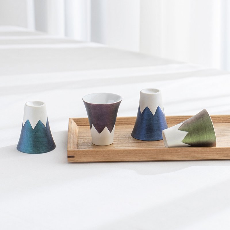 【父親節禮物】麟系列 富士山茶杯 /金照堂 - 茶壺/茶杯/茶具 - 瓷 多色