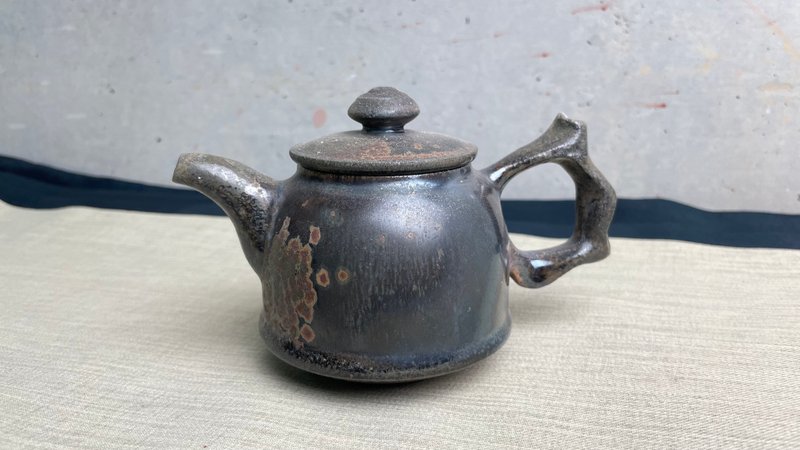 茶壺/柴燒/手工/落灰/火痕/楊博戎 - 茶壺/茶杯/茶具 - 陶 