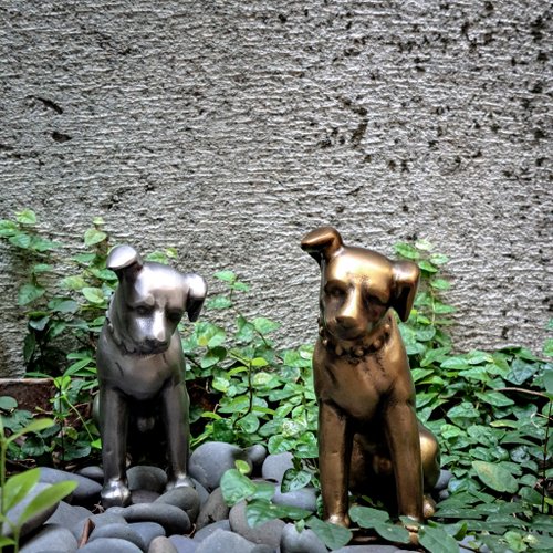 いぬ　犬　金属　オブジェ　置物　インテリア　工芸品　美術品　A3235 いぬ 犬 金属 オブジェ 置物 インテリア 工芸品 美術品 A3235