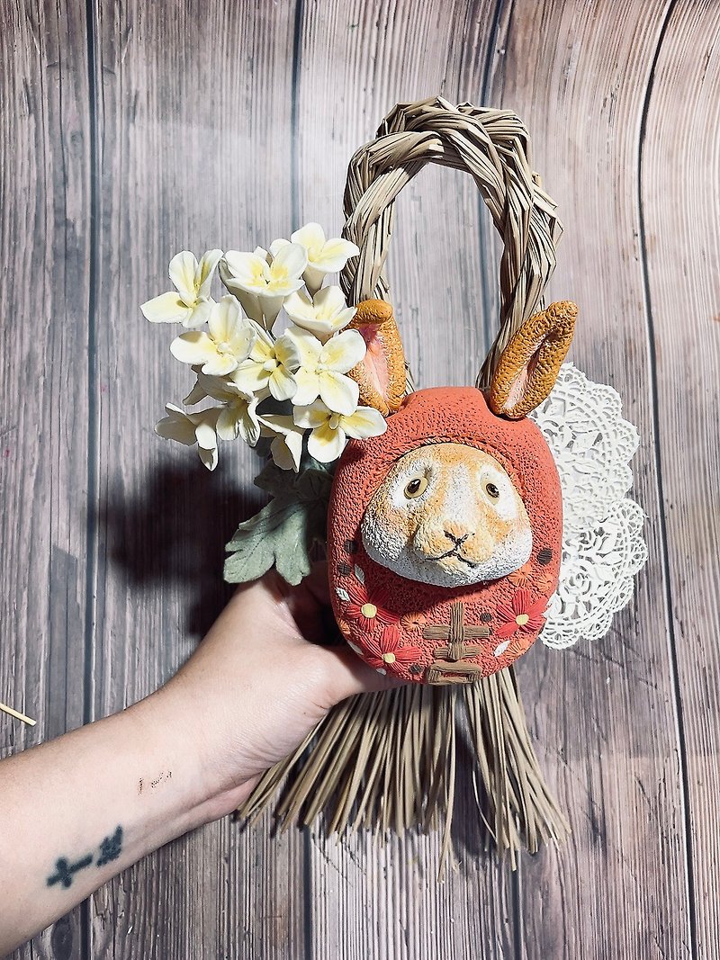 Exclusive Gift - Year of the Rabbit Note Rope - Items for Display - Clay 
