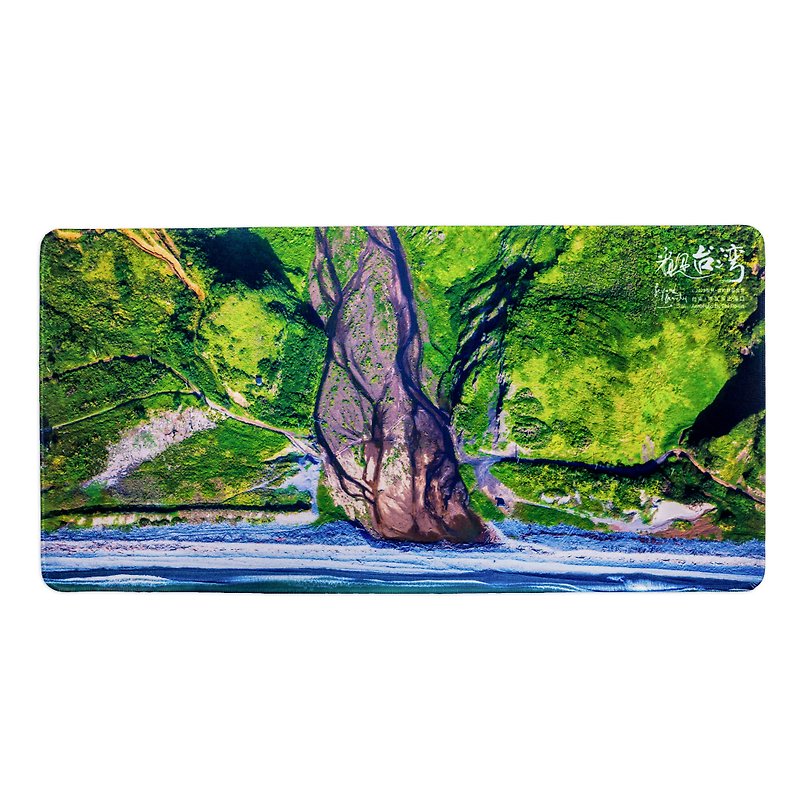 Zeppelin Mouse Pad-Taiwanese peripheral products seen at the outlet of Tawa River in Taitung - แผ่นรองเมาส์ - วัสดุอื่นๆ สีเขียว