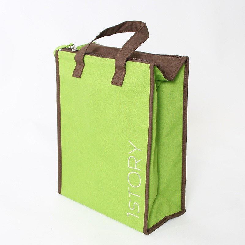 Cold storage bag (large). Green ╳ Brown - Other - Other Materials Green