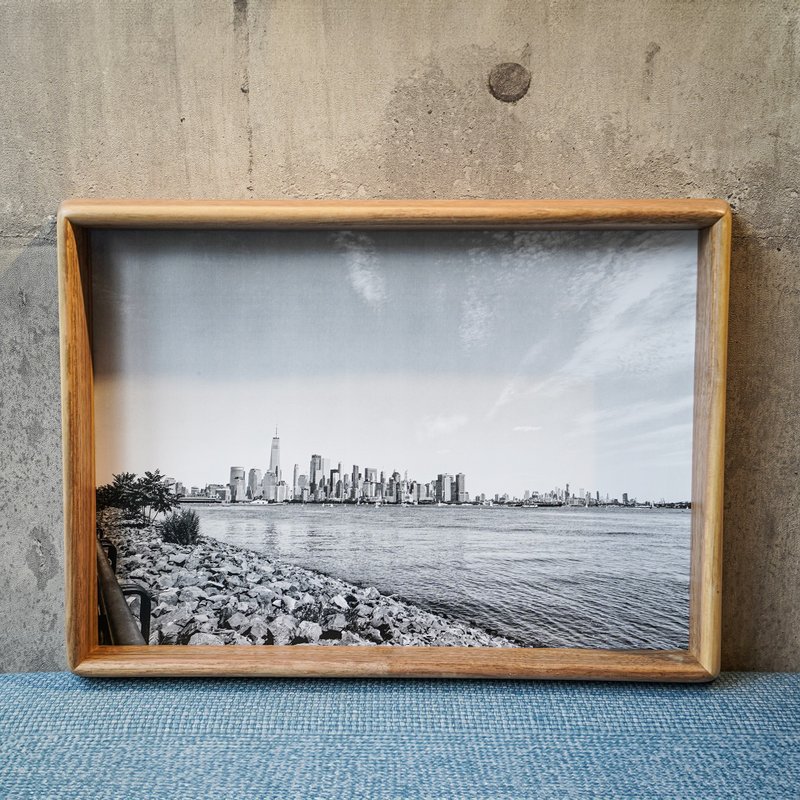 Touch the Earth New York design Taiwan production North American solid wood picture frame #2 - กรอบรูป - ไม้ สีกากี