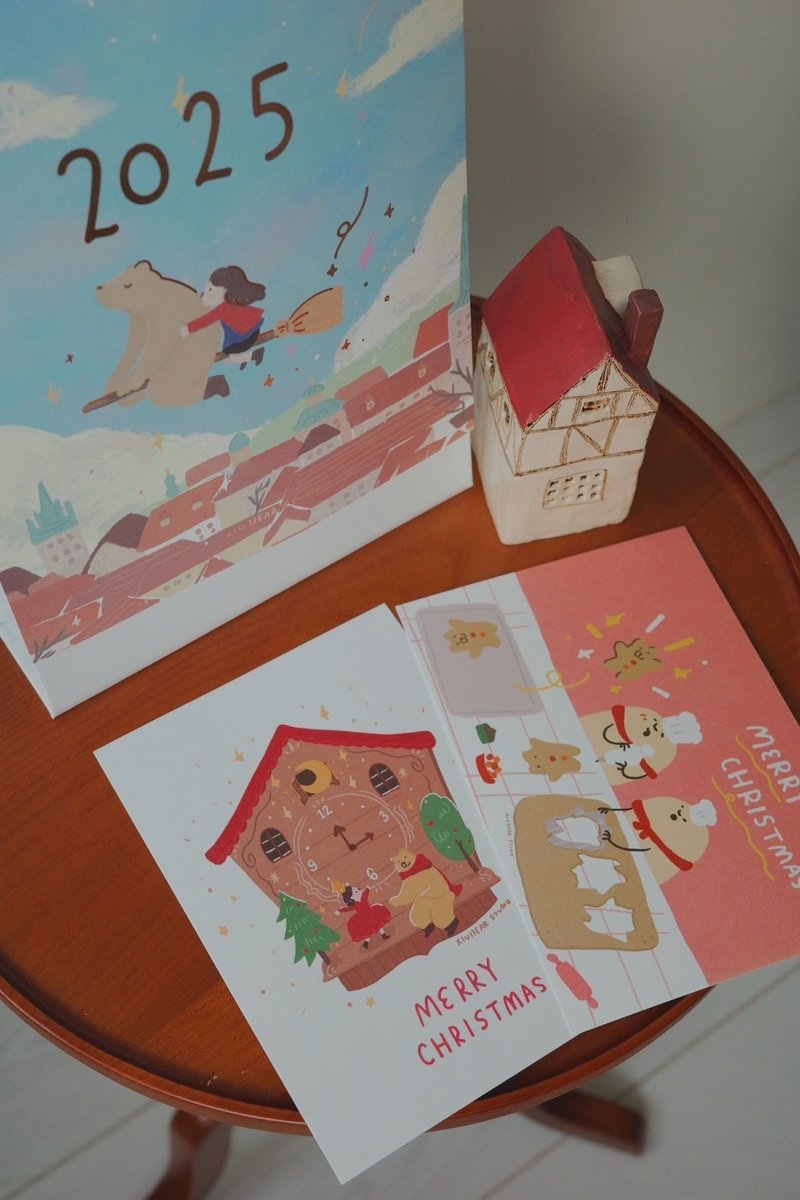 Xiongjia 2024 Christmas Postcard - การ์ด/โปสการ์ด - กระดาษ 