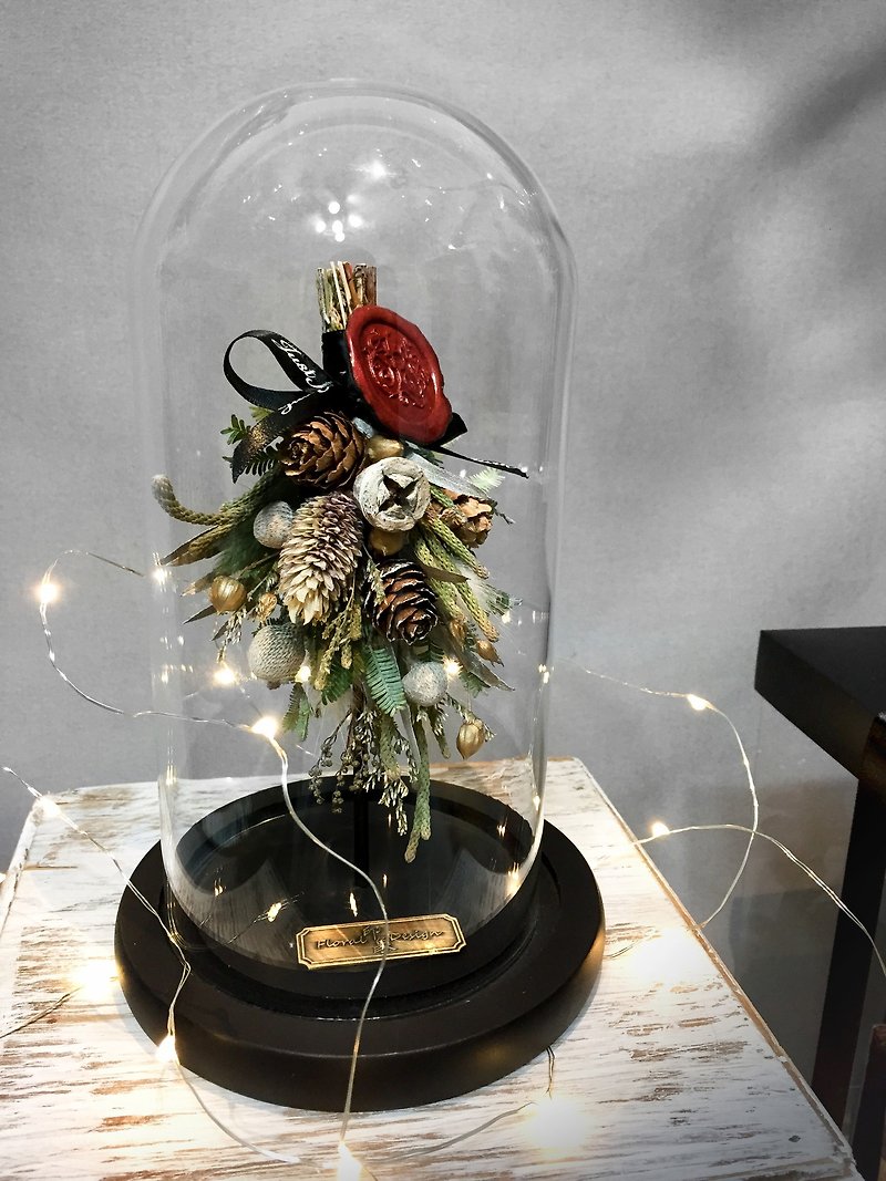 Christmas Classical For you only for your eternal life, dry impressions Exclusively produced by FloralDesign - Items for Display - Plants & Flowers Black