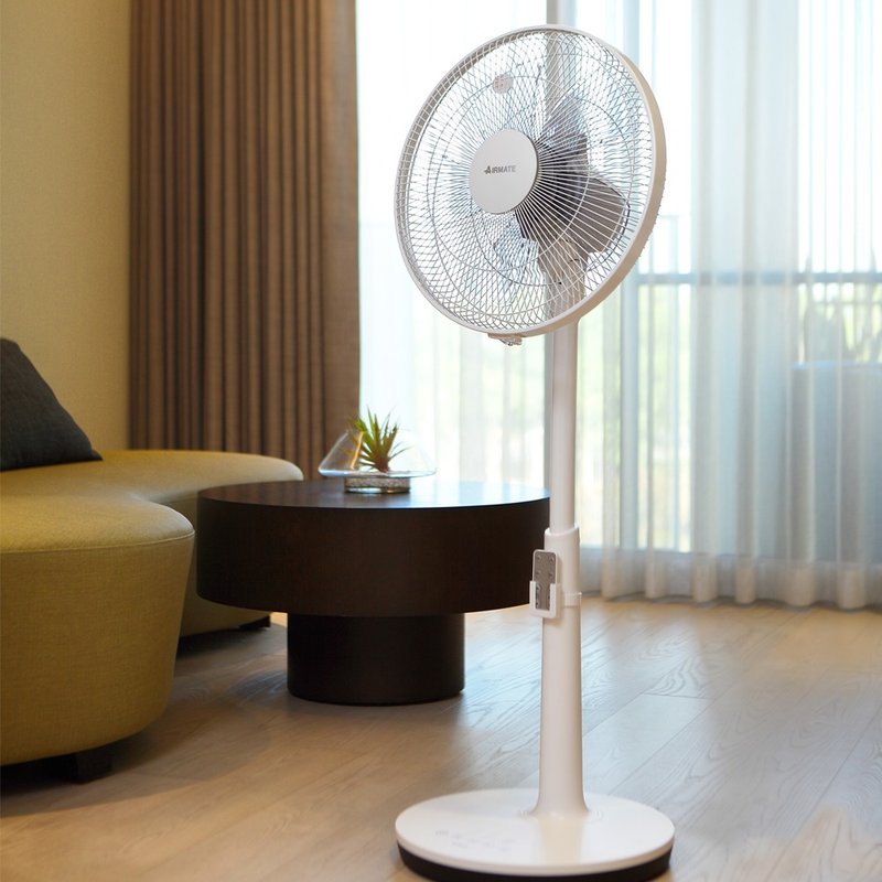 AIRMATE 14 inch DC motor energy-saving remote control site fan FS35PC9R - พัดลม - พลาสติก ขาว