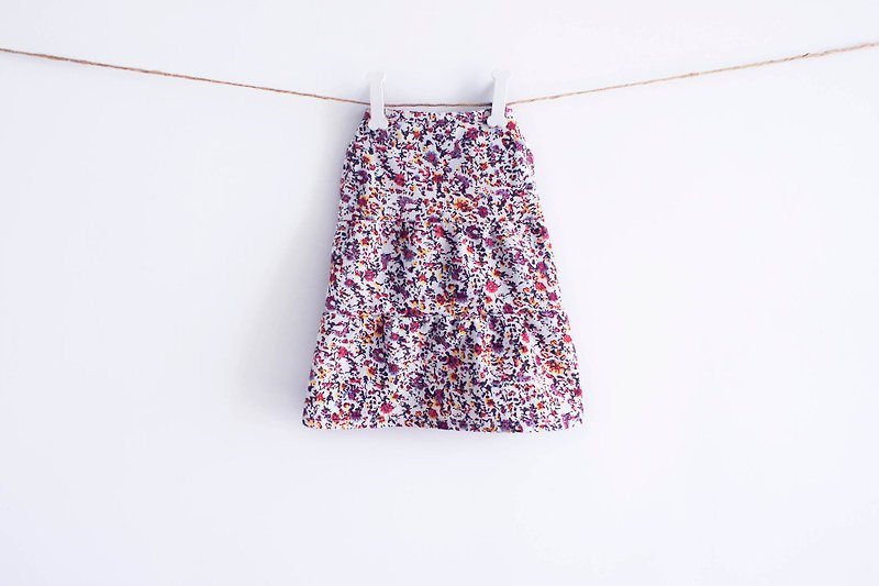 Can be customized. Spring is full of small floral dress pet clothes - ชุดสัตว์เลี้ยง - ผ้าฝ้าย/ผ้าลินิน หลากหลายสี