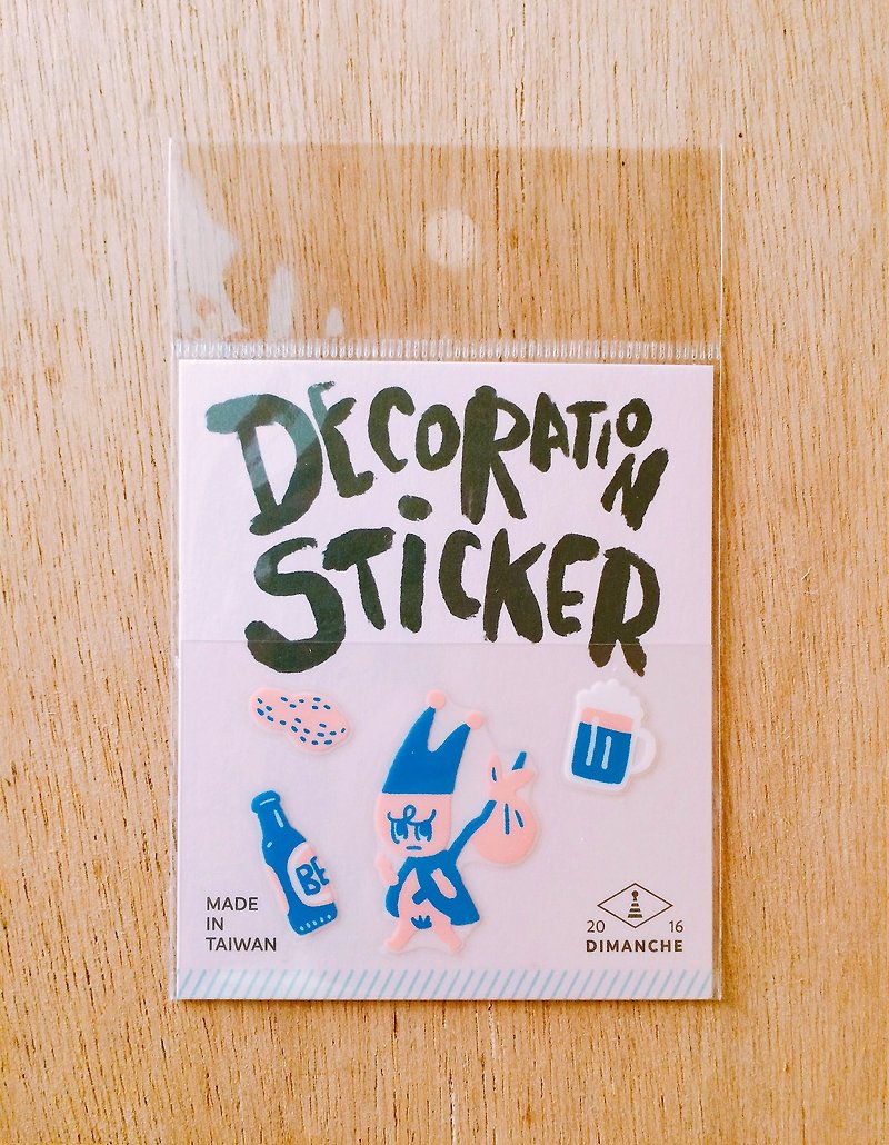 Di Mengqi Decorative Stickers-Elf/Runaway - สติกเกอร์ - กระดาษ หลากหลายสี
