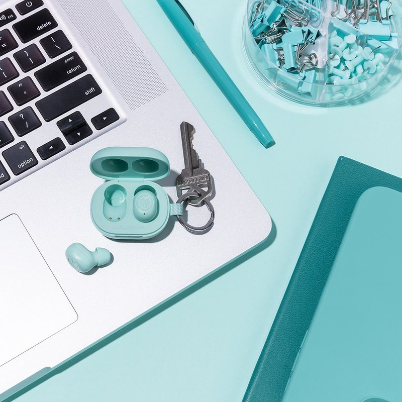 【JLab】JBuds Mini True Wireless Bluetooth Headphones-Mint Green - หูฟัง - พลาสติก 