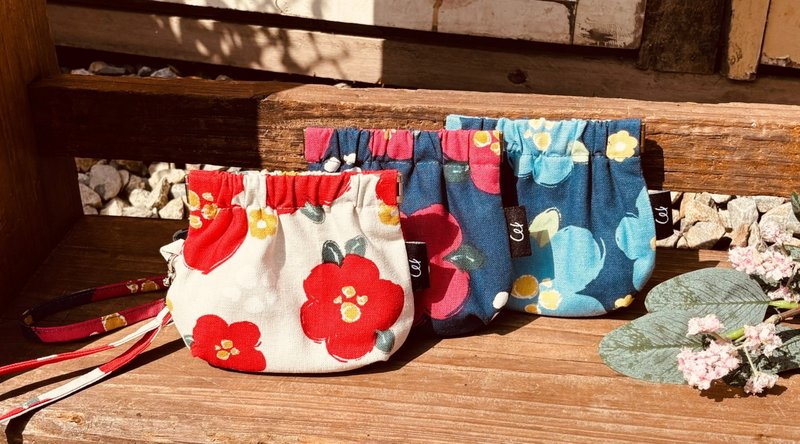 10cm shrapnel coin purse-retro flower - Coin Purses - Cotton & Hemp 