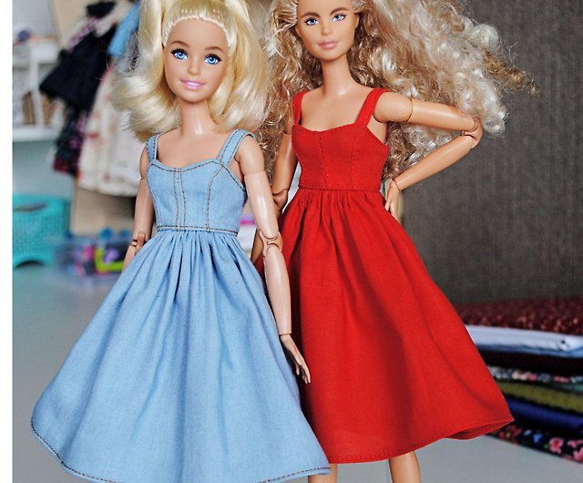 バービー人形サマードレス、バービー、ブライス、インテグリティ人形の服 - ショップ Barbie clothes 人形・フィギュア - Pinkoi