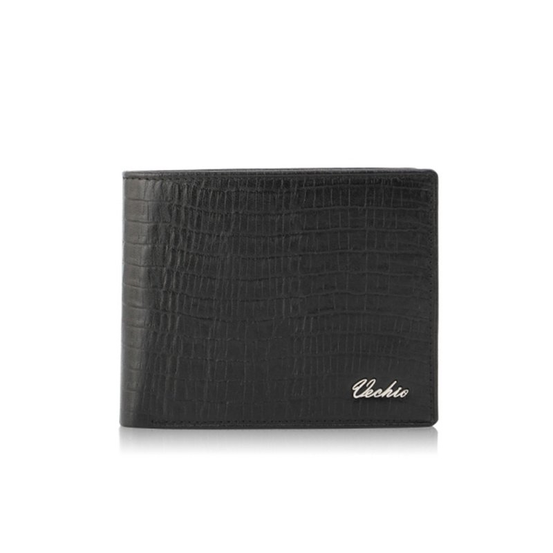 [Free upgrade gift packaging] Darwin 8-card wallet-black/VE046W002BK - Wallets - Genuine Leather Black