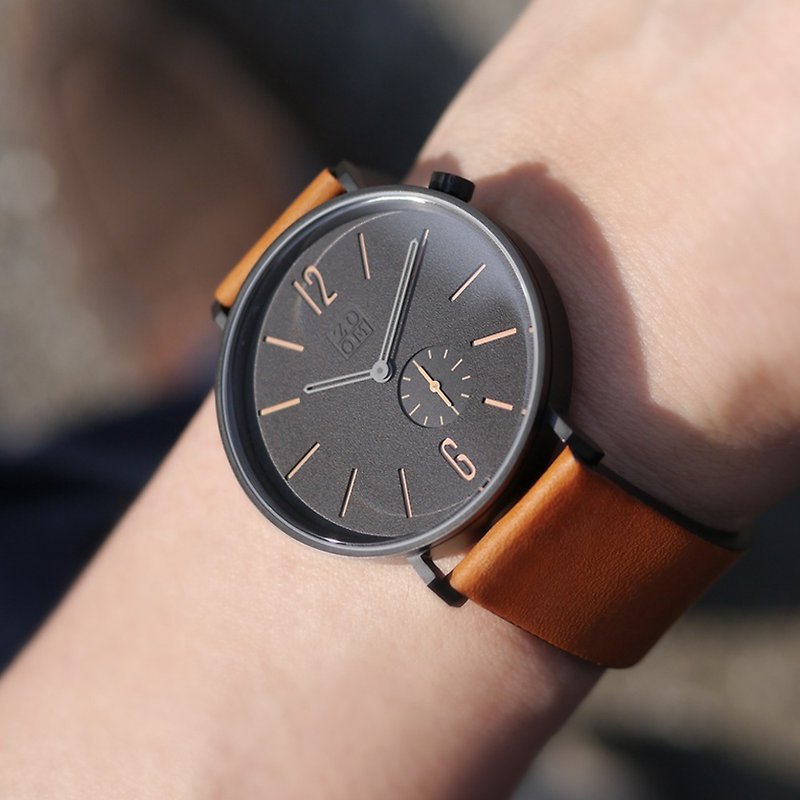 LEAK 3880 watch - Brown - Men's & Unisex Watches - Genuine Leather Brown