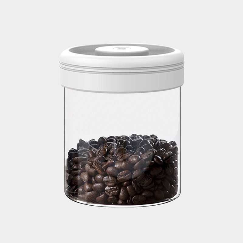 Timemore泰摩真空保鮮玻璃密封罐-白色-800ml - 廚具 - 玻璃 白色
