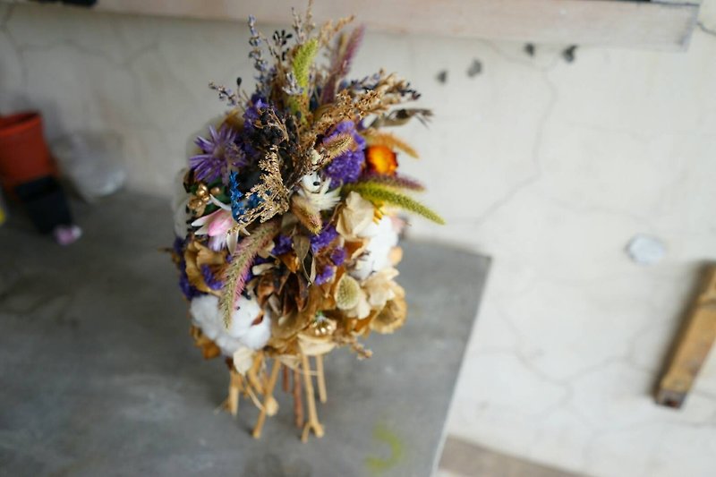 Valentine's Day [standing bouquets (bouquets)】 suitable for furnishings and gifts of various festivals hand-made X dried flowers - Plants - Plants & Flowers 