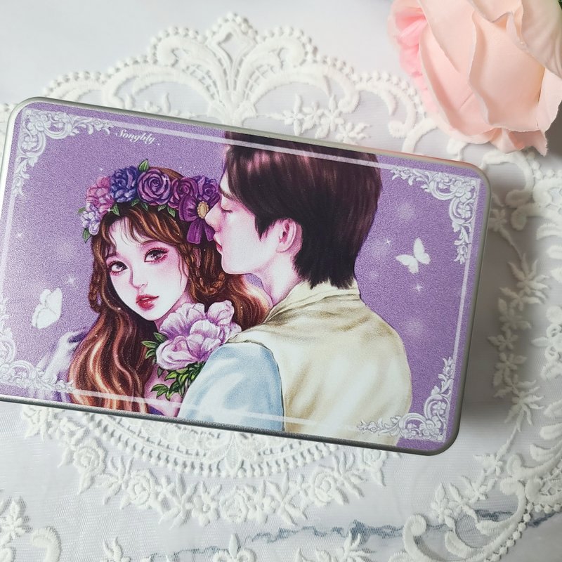 lover Tin case+april sample pack set - 貼紙 - 其他金屬 多色