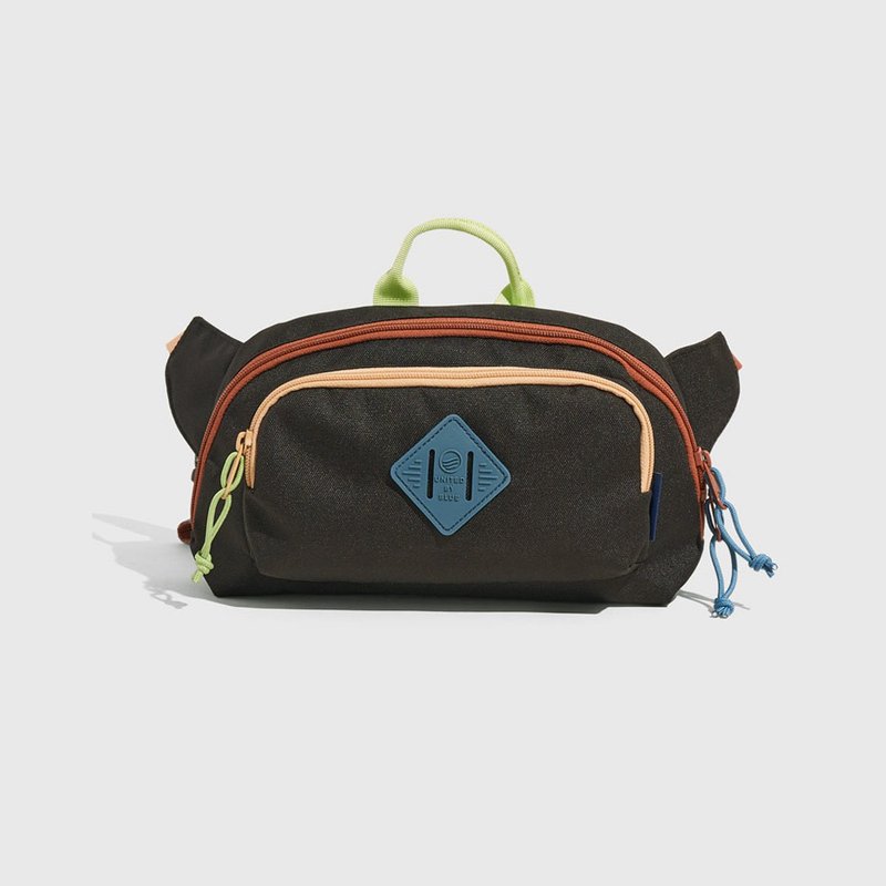 United by Blue Water Resistant Multifunctional Waist Hip Pack Utility Fanny Pack 814-176 - กระเป๋าเครื่องสำอาง - เส้นใยสังเคราะห์ สีดำ