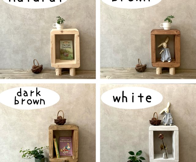 木製 金属 ラック スタンド カゴ 2点 飾り棚 シャビー レトロ