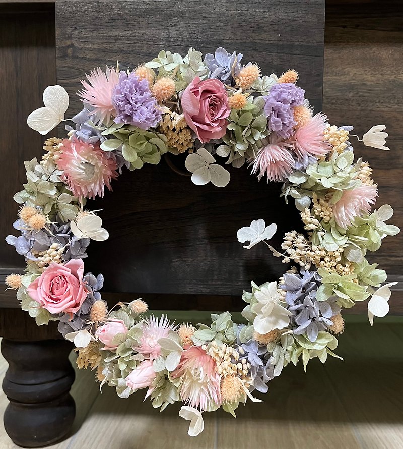 eternal life wreath - Items for Display - Plants & Flowers Pink