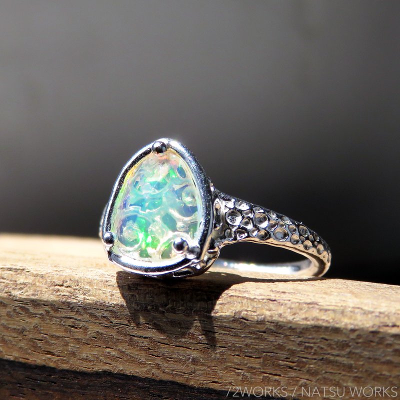 オパールリング  Rose Cut Opal Ring - 戒指 - 寶石 多色