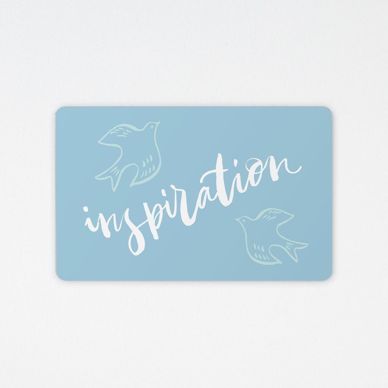 Inspiration | chip leisure card - อื่นๆ - วัสดุอื่นๆ สีน้ำเงิน