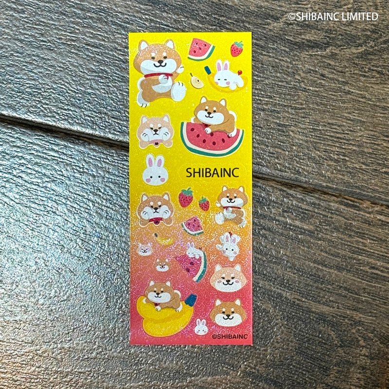 SHIBAINC stickers - Stickers - Other Materials Red