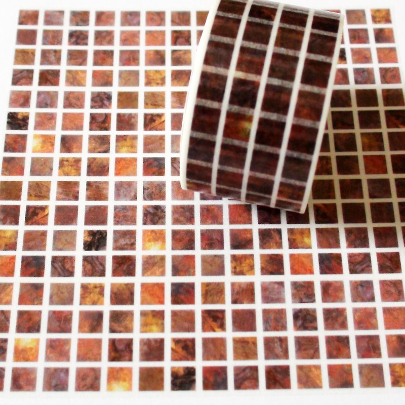 Sample Washi Tape Copper Tiles - มาสกิ้งเทป - กระดาษ 