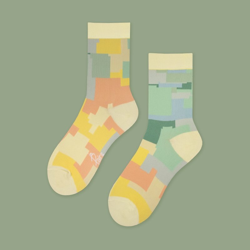・Chun Yang - Socks - Cotton & Hemp Multicolor