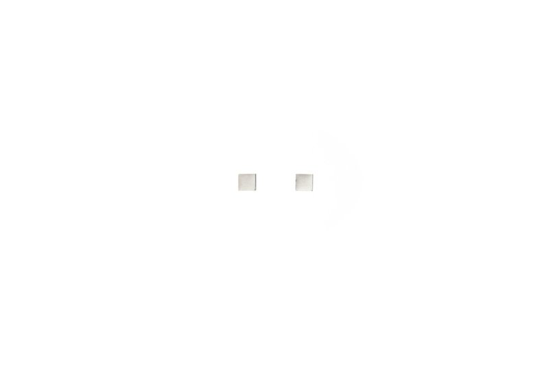 Cube Earrings (White) - Earrings & Clip-ons - Paper White
