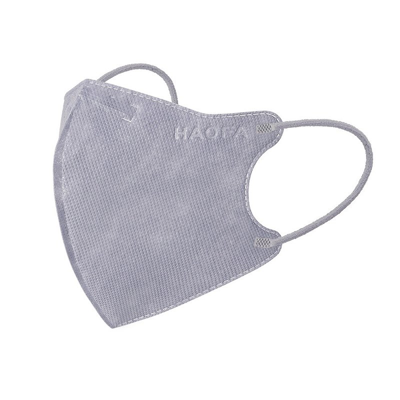 【款式四色】HAOFA氣密型99%防護立體醫療口罩(30入) - 口罩/口罩收納套 - 其他材質 灰色