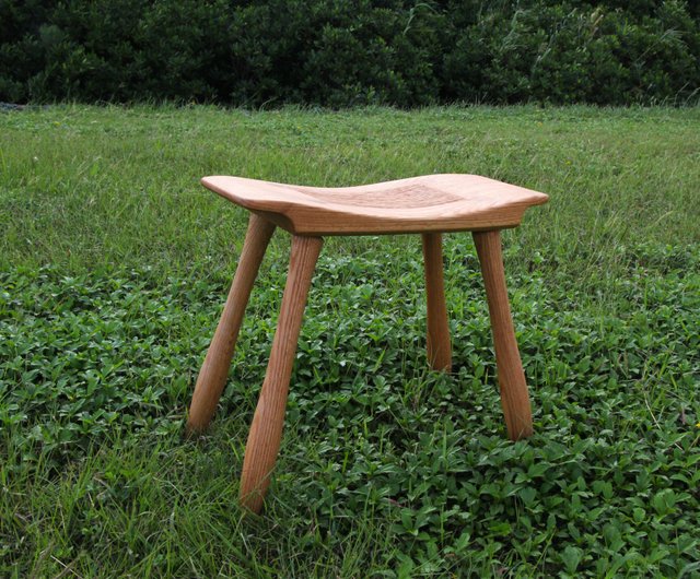 Garden wooden online stool