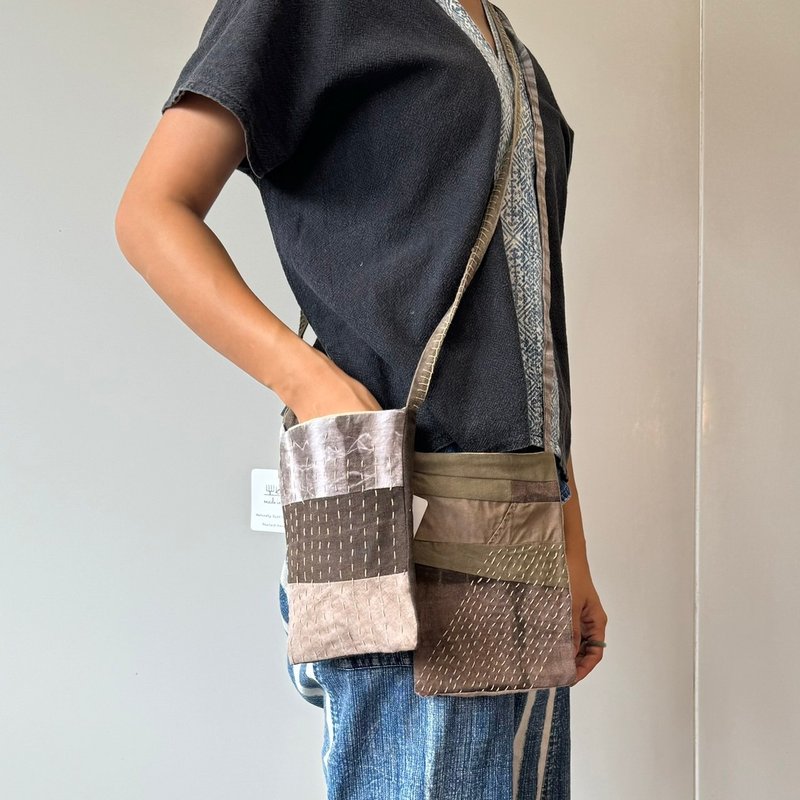 Pocket bag from remnant of cloth - Other - Cotton & Hemp Multicolor