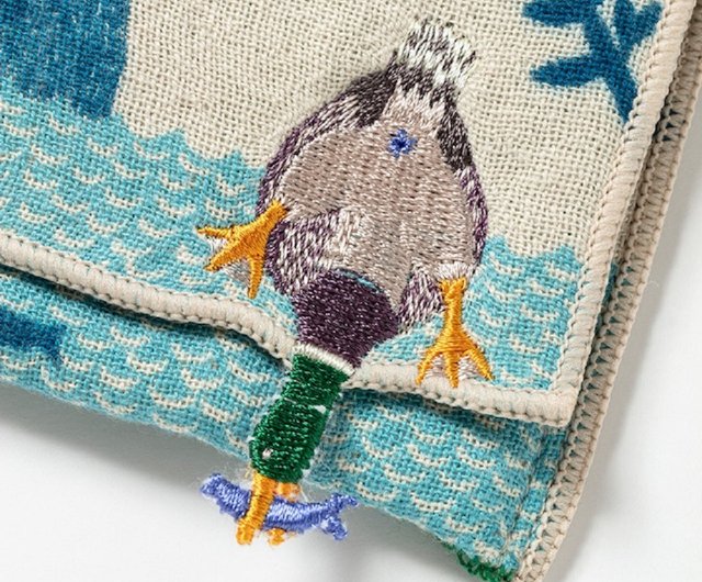 北朝鮮ハンドメイド刺繍ハンカチーフ 北朝鮮ハンドメイド刺繍ハンカチーフ