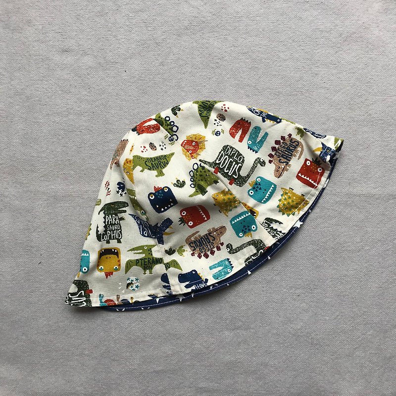 Island Senjia / Beanie / Double Hood / Dinosaur Star - Baby Hats & Headbands - Cotton & Hemp Multicolor