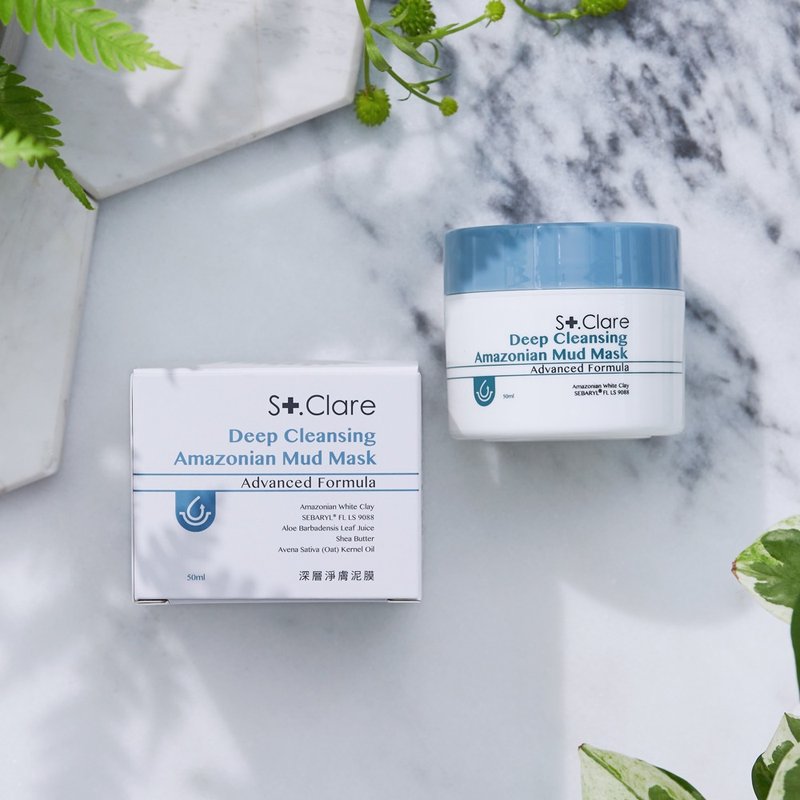 St.Clare 聖克萊爾 深層淨膚泥膜(50ml) 男女適用 - 面膜/凍膜/泥膜 - 其他材質 灰色